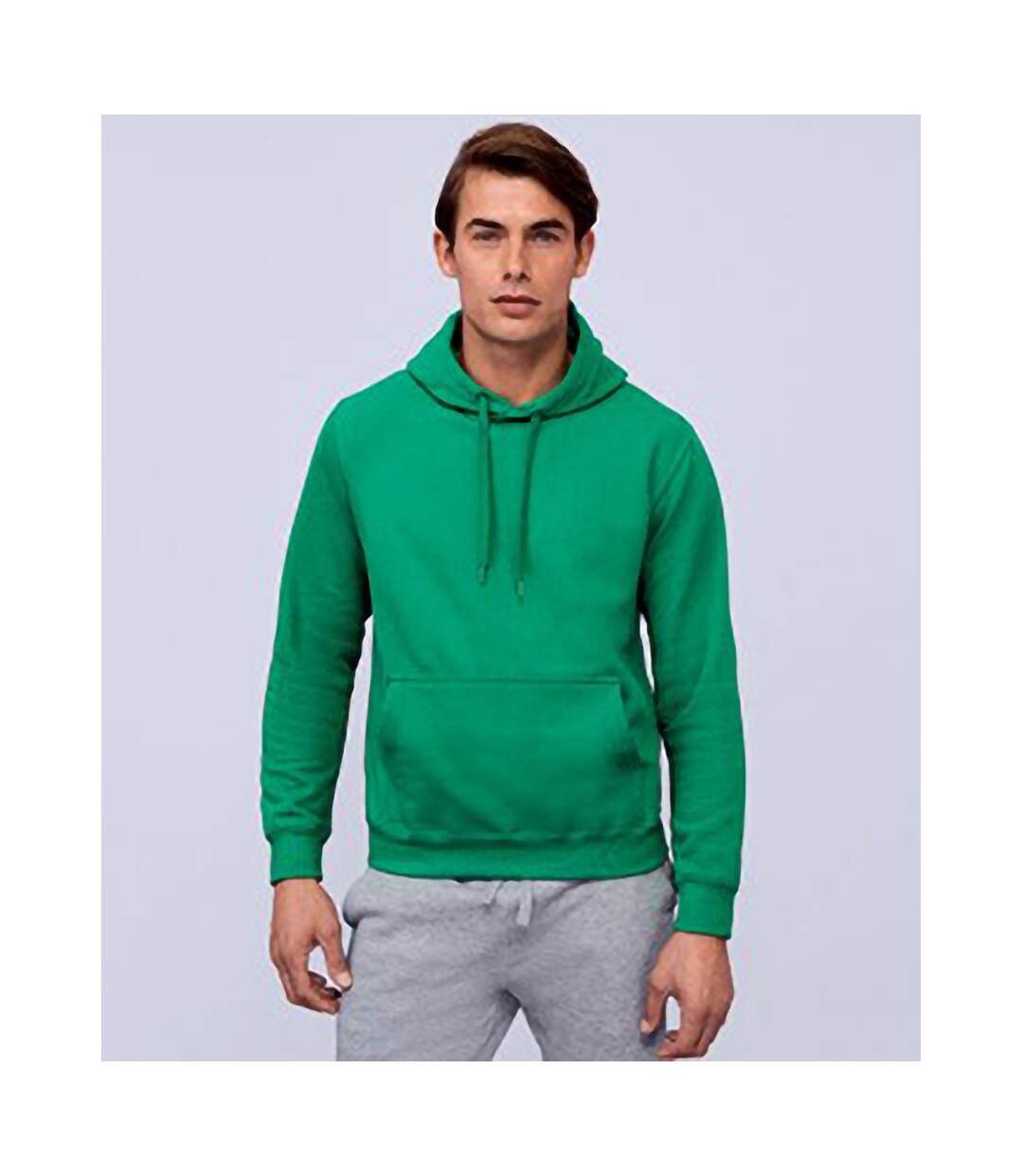 Slam sweatshirt à capuche homme vert tendre SOLS