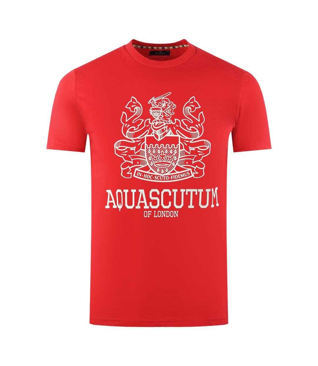 T-shirt London Aldis Homme Rouge Aquascutum-2