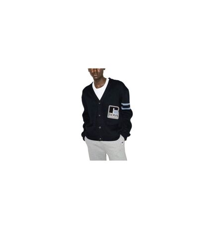 Cardigan Krussel Homme Bleu Foncé Boss X Russel