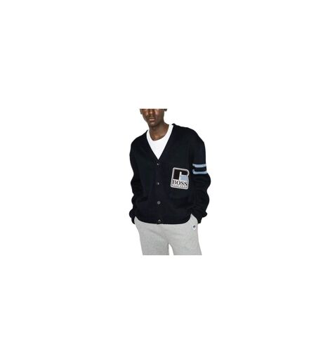 Cardigan Krussel Homme Bleu Foncé Boss X Russel