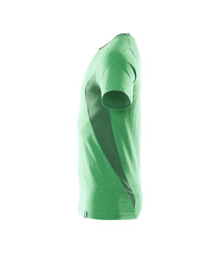 T-shirt Motif/style Détail Contrasté Accelerate Homme Vert Gazon Vert Mascot