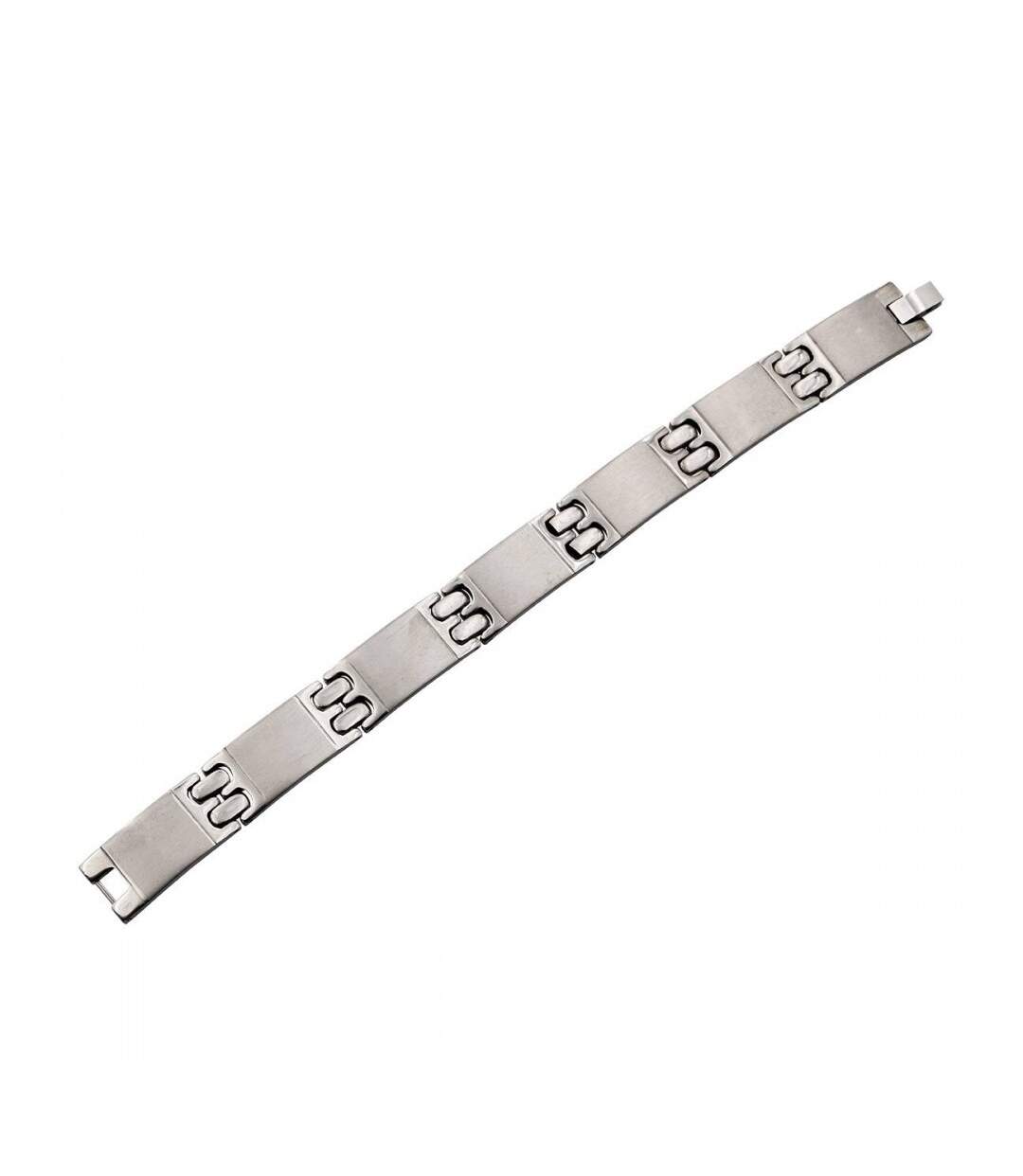 Bracelet Homme Acier Argenté