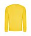 Sweatshirt unisexe jaune Awdis