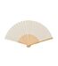 Fanny Bamboo Handheld Fan One Size Beige MidOcean-1