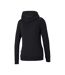 Sweat à capuche noir femme puma essential - l-2