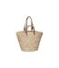 Panier de Shopping en Osier 4 Anses 36cm Naturel