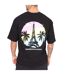 T-shirt Dreamscape Homme Noir Rose London-2