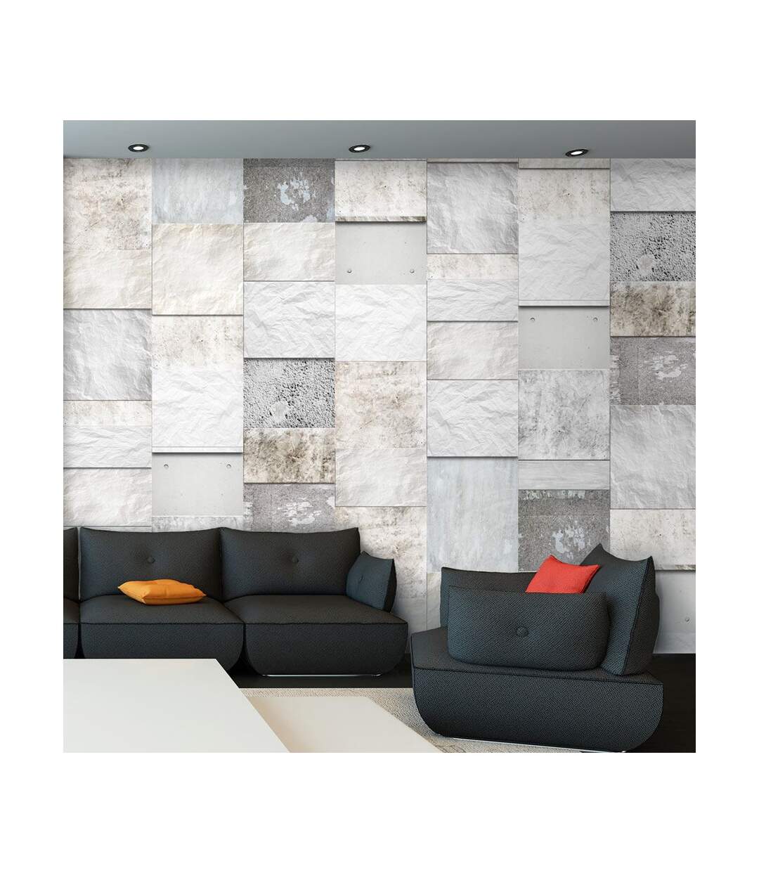 Papier Peint Stone 3 Panneaux 50x1000cm-1