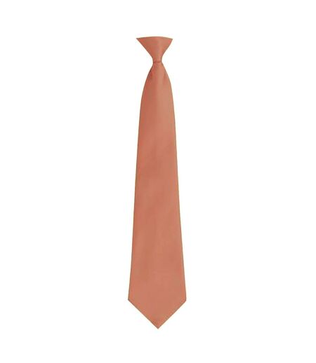 Cravate À Clipser Homme Taille Unique Orange Premier