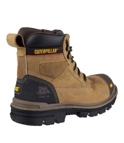 Caterpillar Gravel 6 Inch Mens Dark Beige Safety Boots (Beige) - UTFS2591