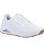 Womens/ladies uno sr work relaxed fit safety shoes white Skechers-1