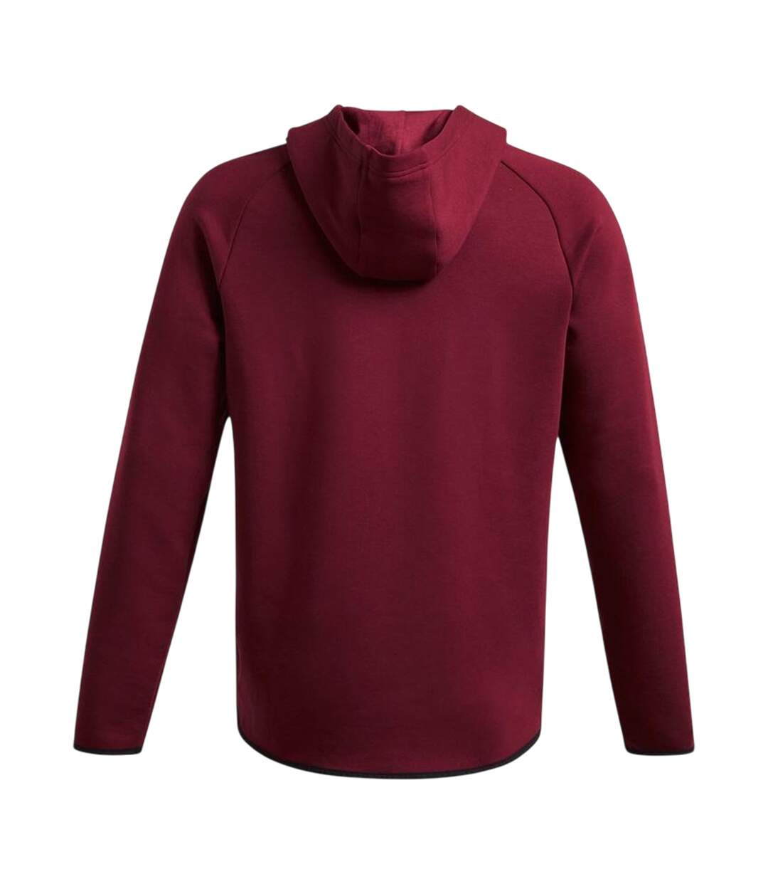 Mens Essential Fleece Raglan Hoodie Red Under Armour-3