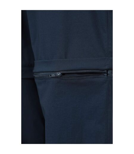 Pantalon Uni Et Extensible 2-en-1 Delta Femme Bleu Marine Mountain Warehouse