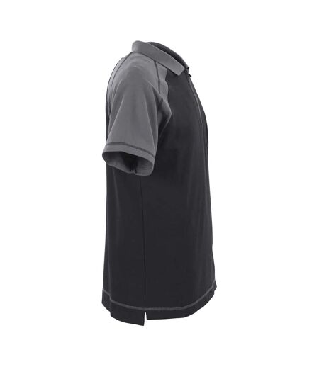 Polo Image Bianco Homme Noir Anthracite Mascot
