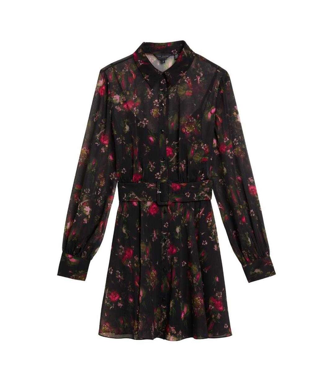 Robe Motif/style Imprimé Ebene Femme Noir Ted Baker-1