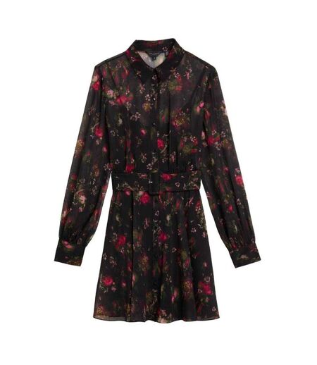 Robe Motif/style Imprimé Ebene Femme Noir Ted Baker
