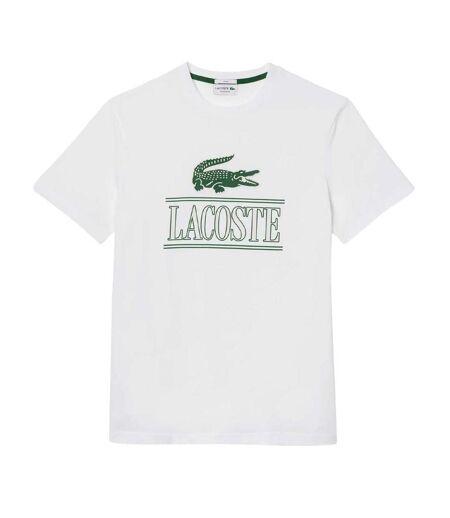 T-shirt blanc mixte lacoste th1218