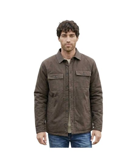 Veste-chemise Motif/style Motif Écossais Homme Marron Threadbare