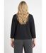 Veste unie courte smocking manches 3/4-2