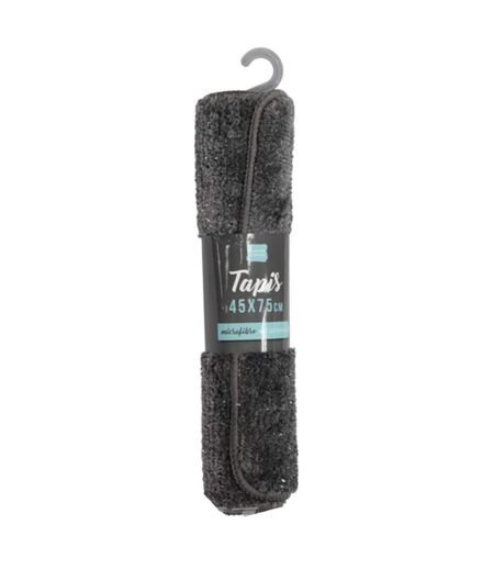 Tapis de Bain Microfibre Métallisé 45x75cm Noir