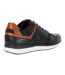 Mens Torben Leather Trainers Black Dune London-2