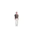 T-shirt Motif/style Asymétrique Femme Kaki French Connection-1