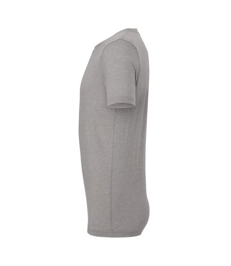 Canvas Mens Triblend Crew Neck Plain Short Sleeve T-Shirt (Athletic Grey Triblend) - UTBC2596