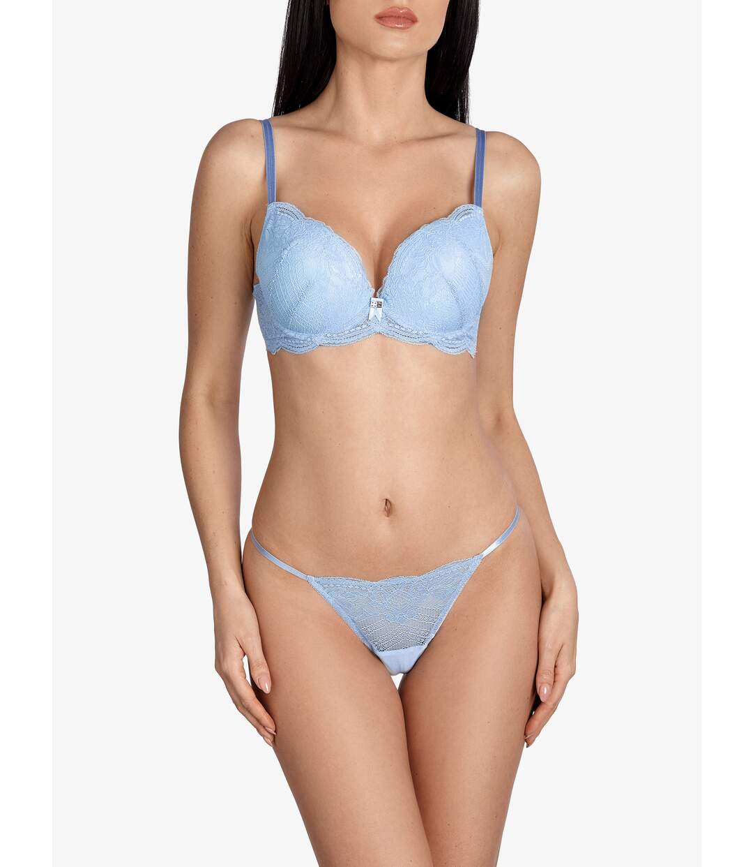 Soutien-gorge push-up Forget-Me-Not bleu ciel Ajour