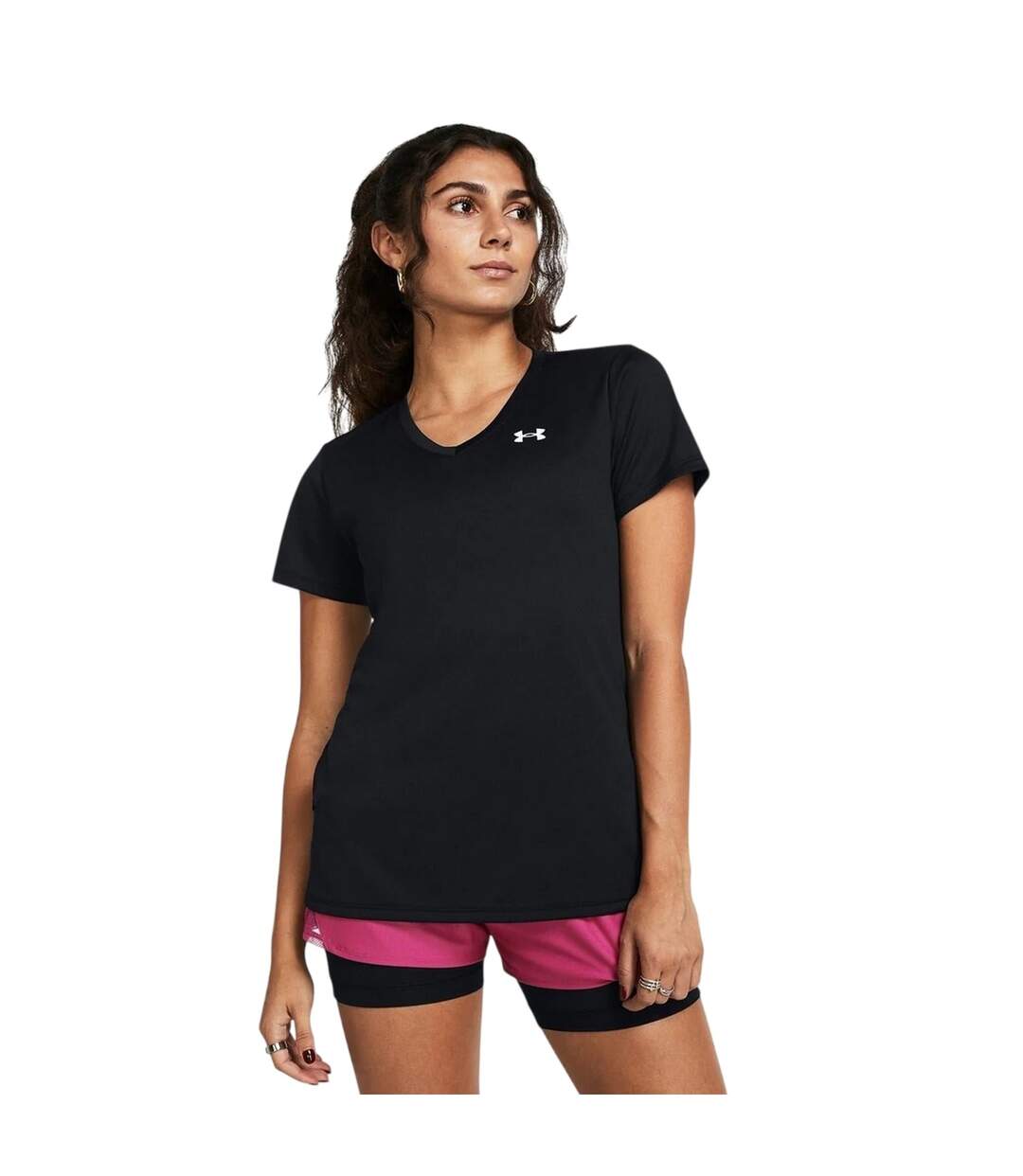 T-shirt Femme Noir Under Armour-4