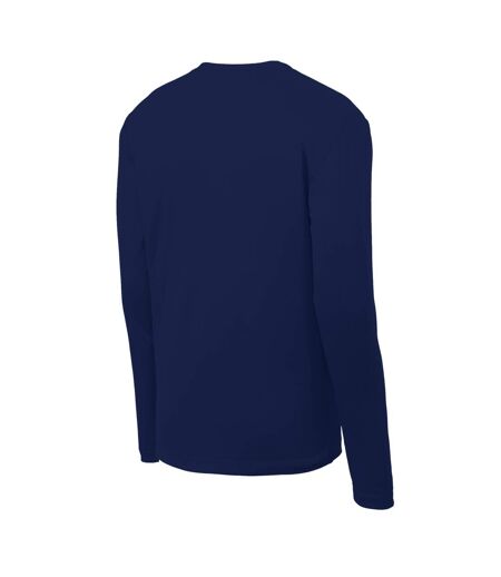 Spiro Ladies/Womens Sports Quick-Dry Long Sleeve Performance T-Shirt (Navy) - UTRW1492