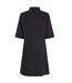Womens/ladies Denim Shirt Dress Black Noisy May-3