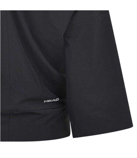 Womens/ladies Capsule Zipped 3/4 Sleeve Jacket Black Head