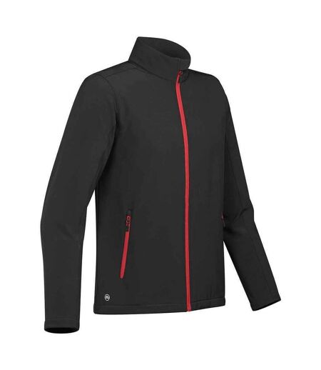 Veste Softshell Orbiter Homme Noir Rouge Vif Stormtech