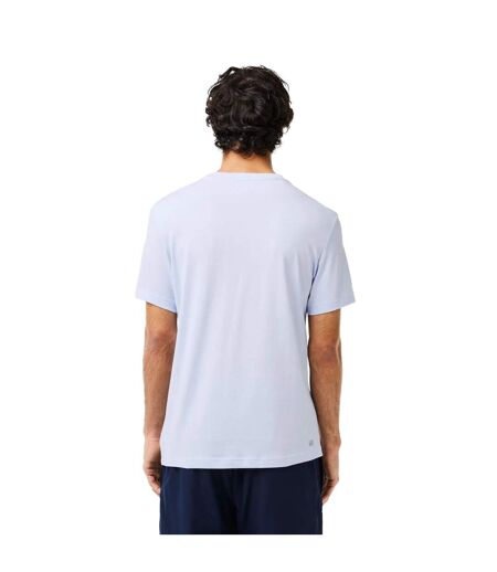 Mens Logo Ultra Dry Sport T-shirt White Lacoste