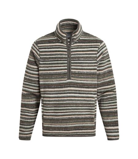 Haut Polaire Motif/style Rayures Contrastées Tatton Homme Vert Forêt Craghoppers