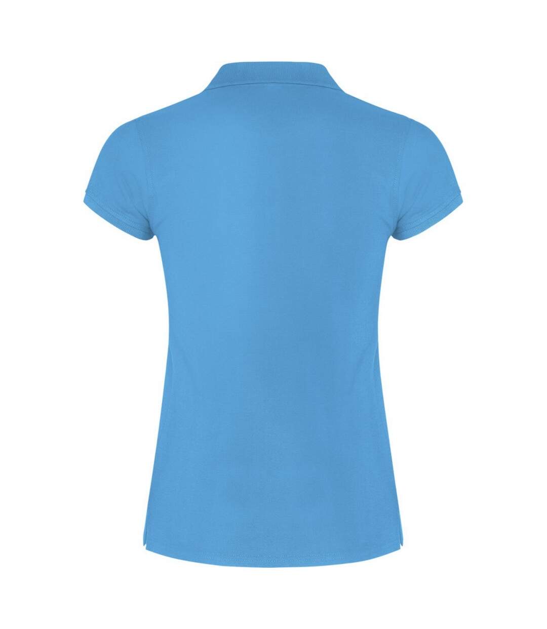 Polo star femme turquoise vif Roly