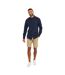 Mens Regular Button-down Shirt Navy Threadbare-4