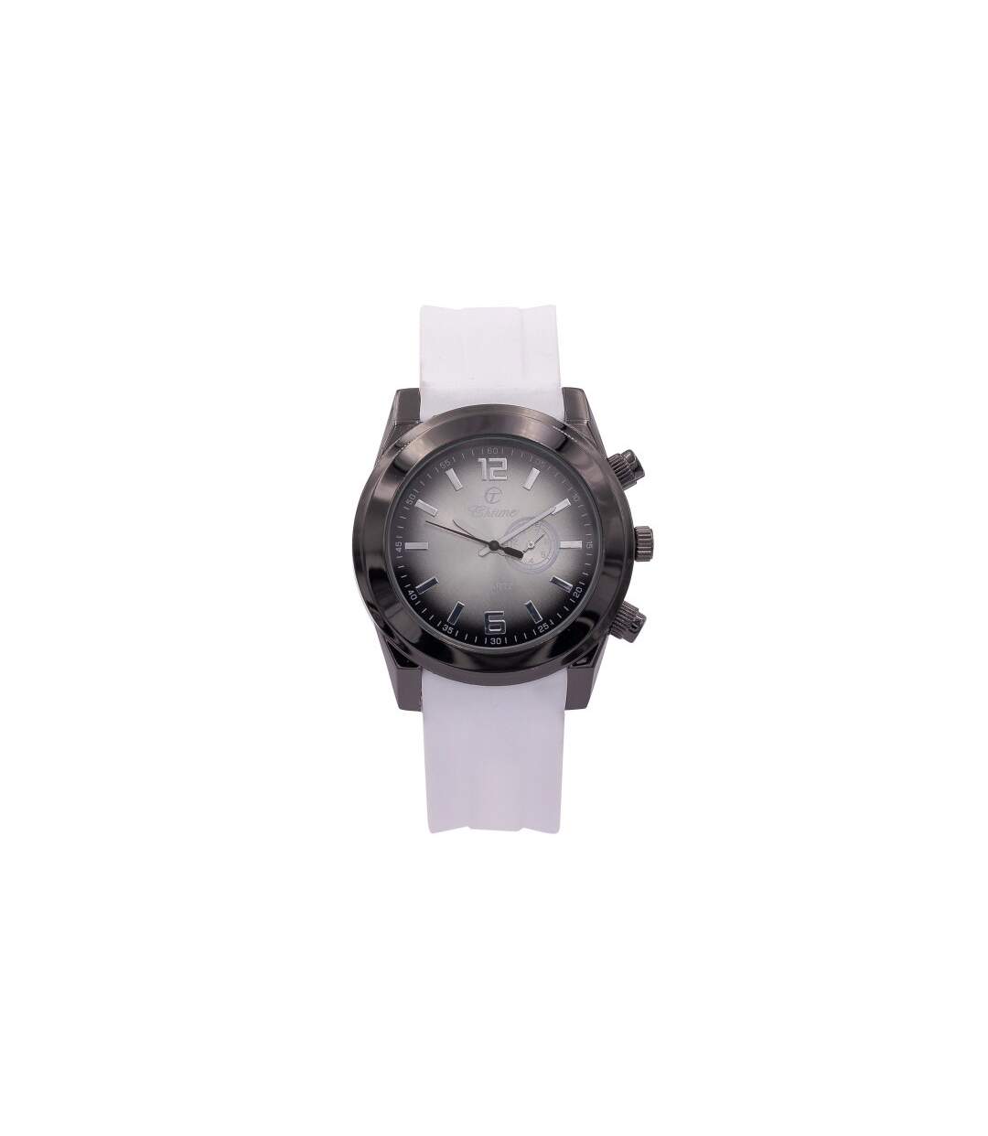 Sublime Montre Homme Silicone Blanc CHTIME