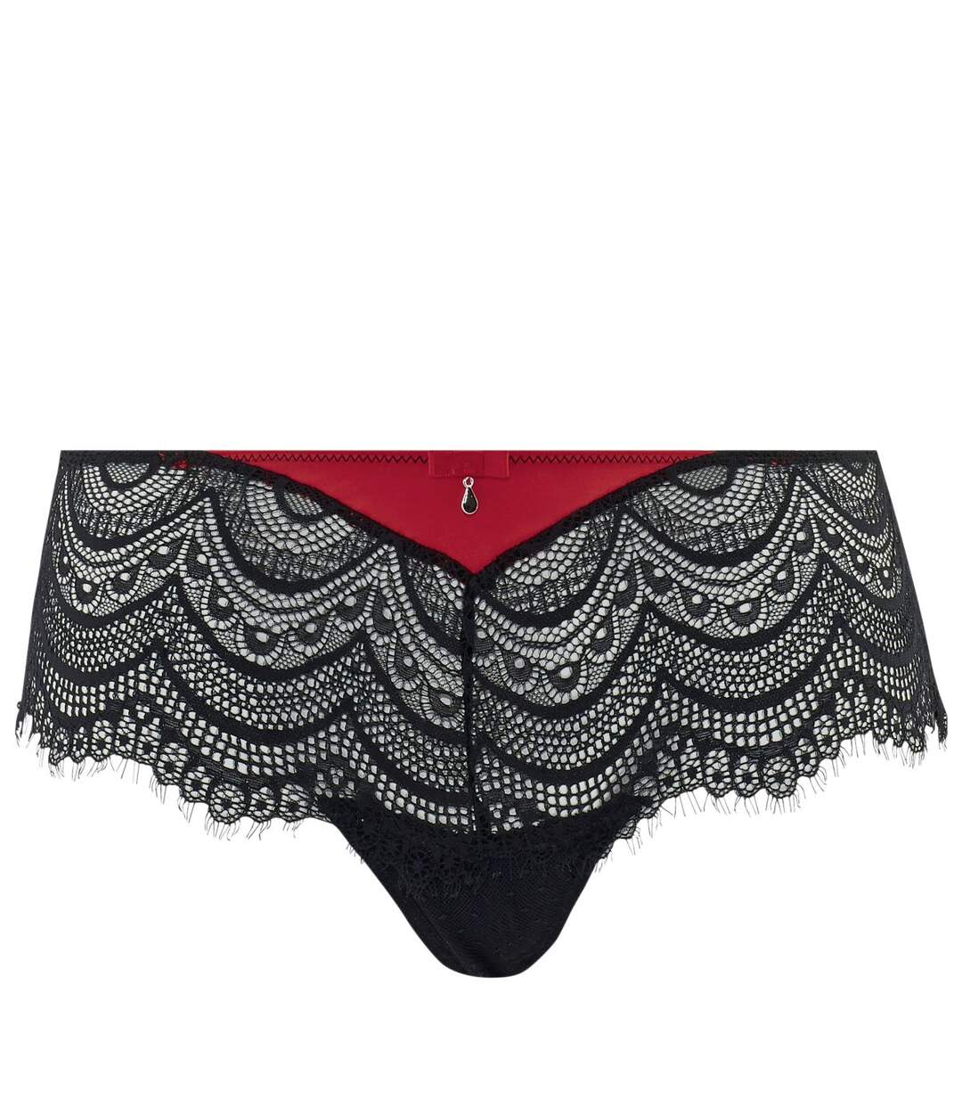 Shorty tanga noir Abyme