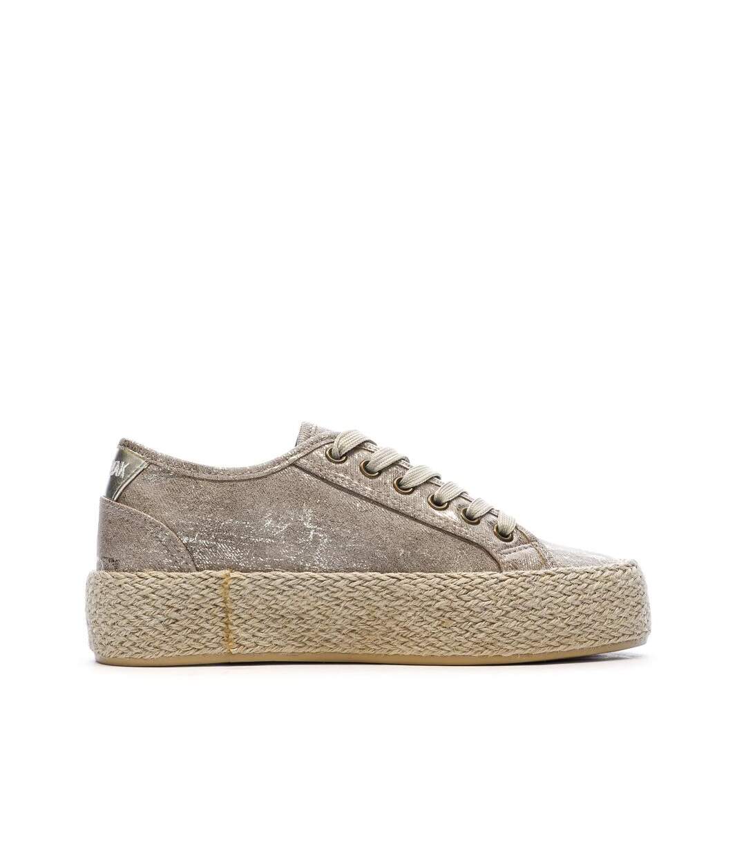 Baskets marron femme chattawak summer camel-2