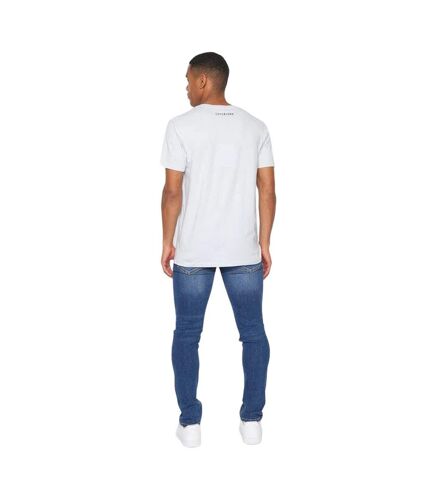 T-shirt selworthy homme bleu clair Crosshatch Crosshatch