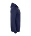 Sweat À Capuche Premium Homme Bleu Marine Foncé Clique-4