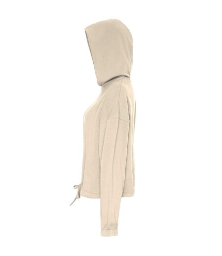 TriDri Womens/Ladies Cropped Oversize Hoodie (Nude) - UTRW6548