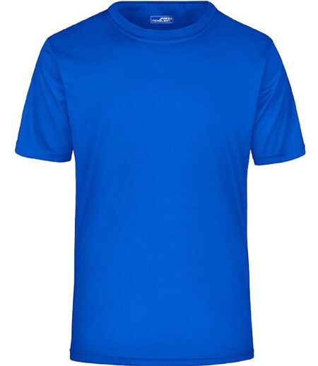 t-shirt respirant JN358 - bleu roi - col rond - Homme