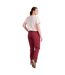 Womens/ladies Kenton Water Resistant Walking Trousers Burgundy Mountain Warehouse-1