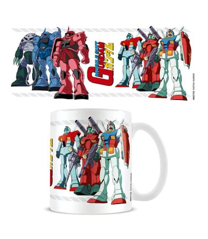 Gundam - Mug LINE UP (Blanc / Rouge / Bleu) (Taille unique) - UTPM5985
