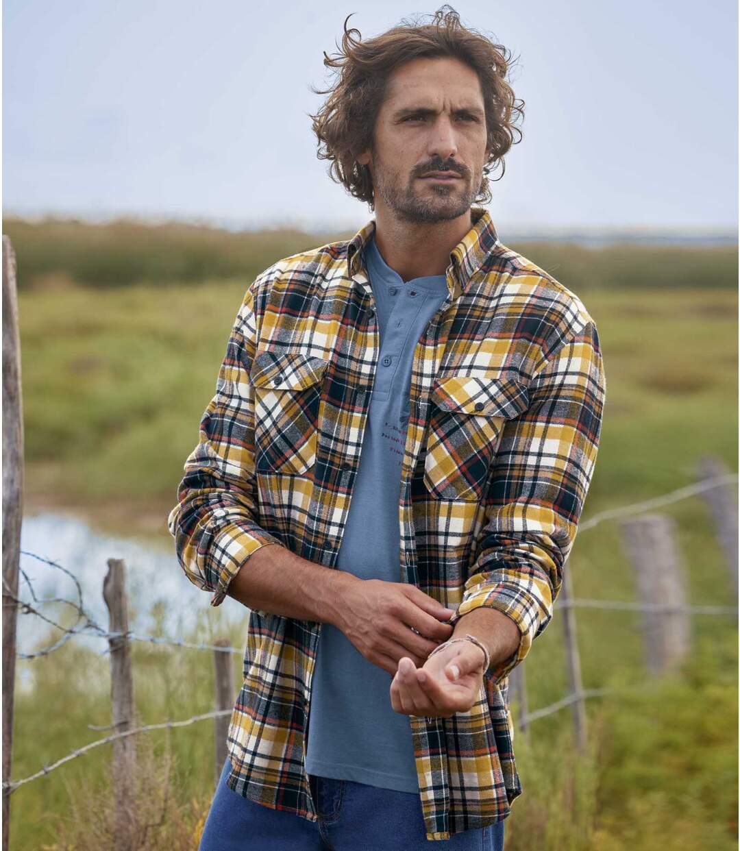 Chemise Carreaux Flanelle Ranch 