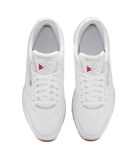 Baskets Classic Homme Blanc Marron Pâle Reebok