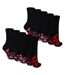 Sock Snob - 10 Paires de Chaussettes Femme Fleur en Coton Douces et Respirantes-1