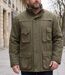 LEDERTYS GENTLEMAN — Veste outdoor marron : isolation polaire et tissu déperlant-1